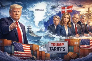 Presiden Amerika Serikat Donald Trump menegaskan ancaman tarif terhadap negara-negara Eropa terkait tuntutan pengambilalihan Greenland, yang direspons tegas oleh Uni Eropa atas isu kedaulatan dan stabilitas kawasan Atlantik Utara.